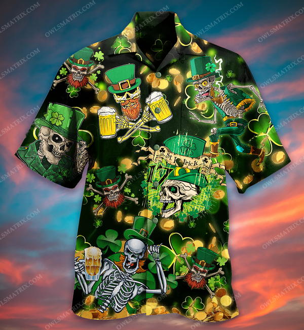 Irish Skull Love Beer Limited Edition – Hawaiian Shirt