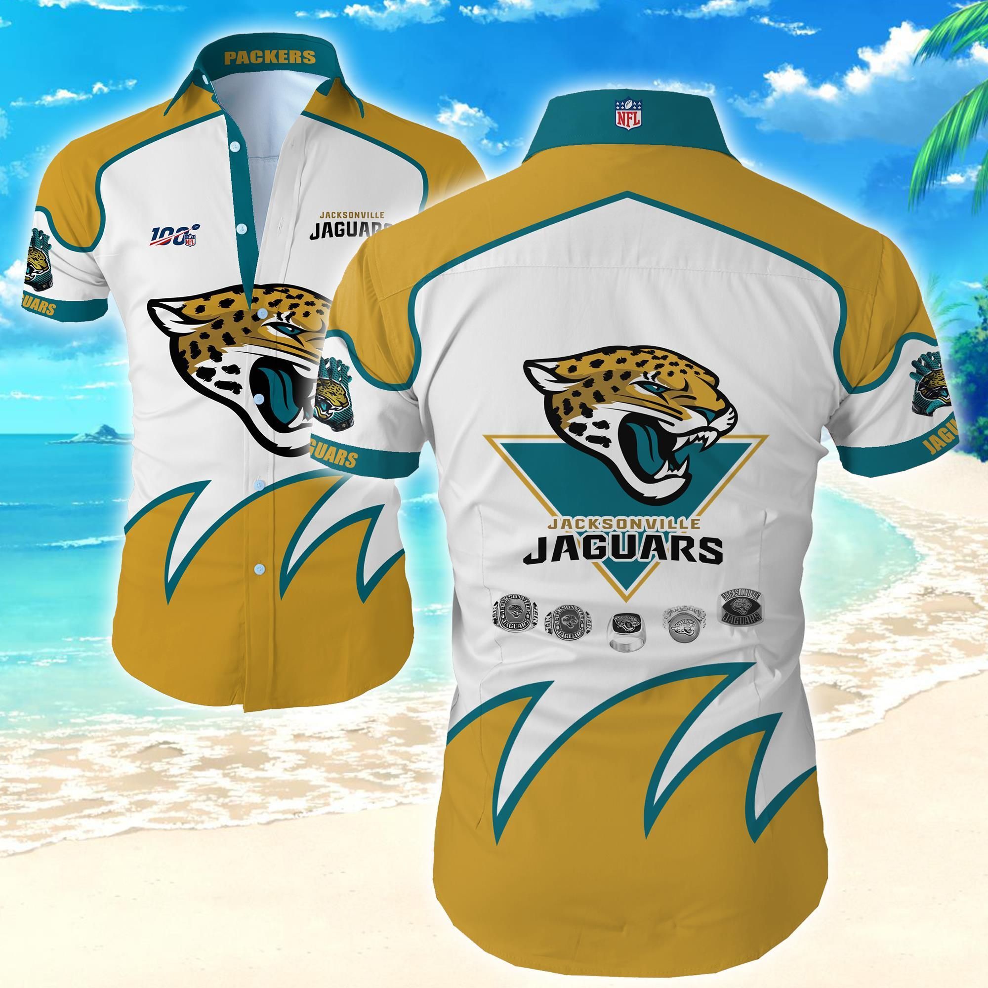 Jacksonville Jaguars Hawaiian Shirt For Fans 04-1