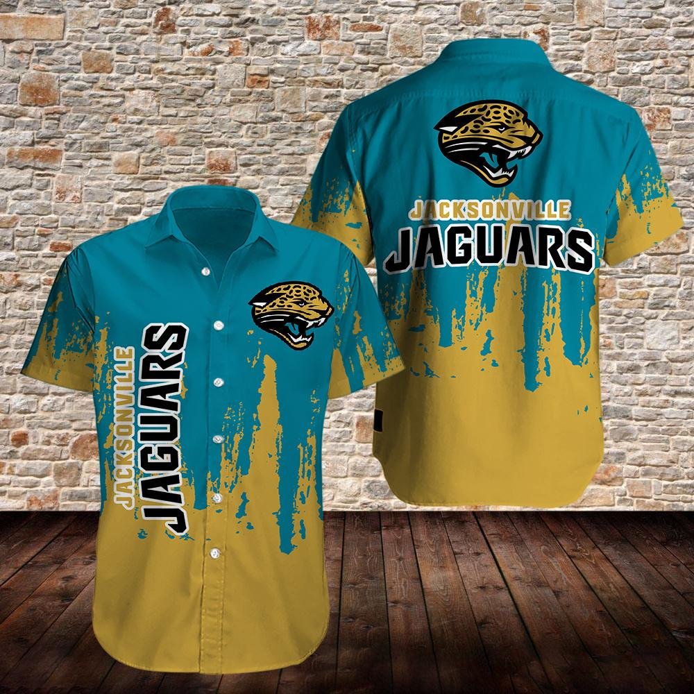 Jacksonville Jaguars Hawaiian Shirt For Fans-1