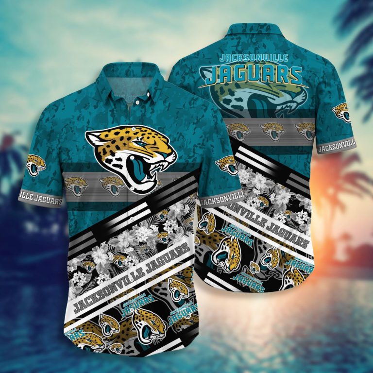 Jacksonville Jaguars Nfl Hawaiian Aloha Shirt For Fans-1