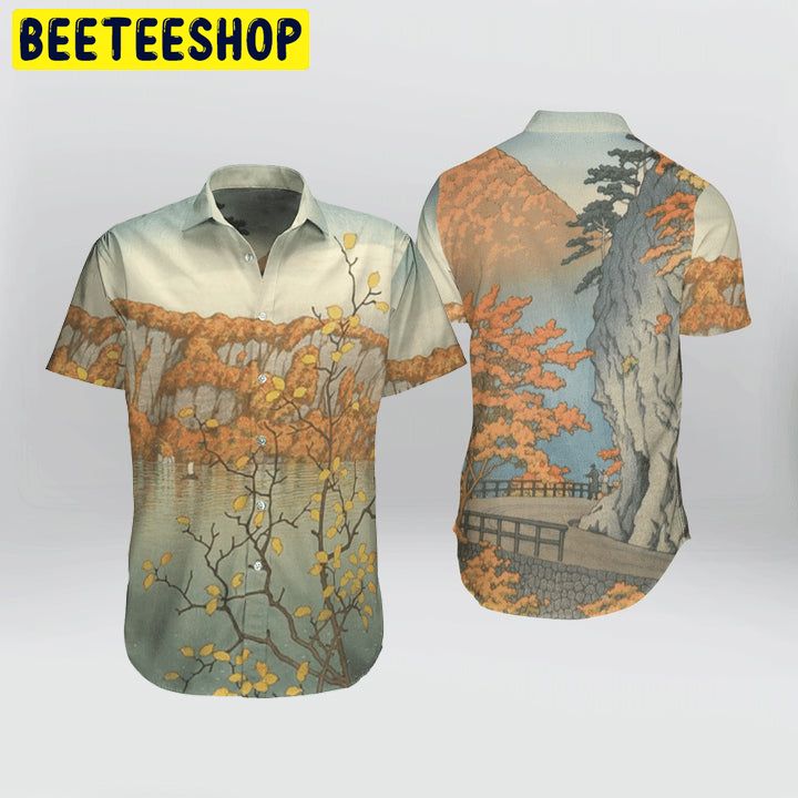 Japanese Aesthetic Ukiyoe Trending Hawaiian Shirt-1