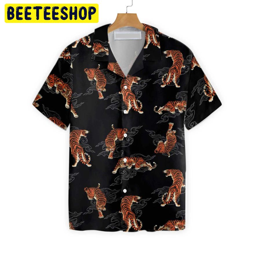 Japanese Tiger Trending Hawaiian Shirt-1