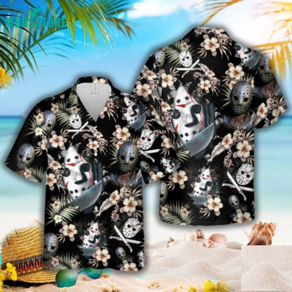 Jason Voorhees Horror Killer Movie 3d Hawaii Shirt