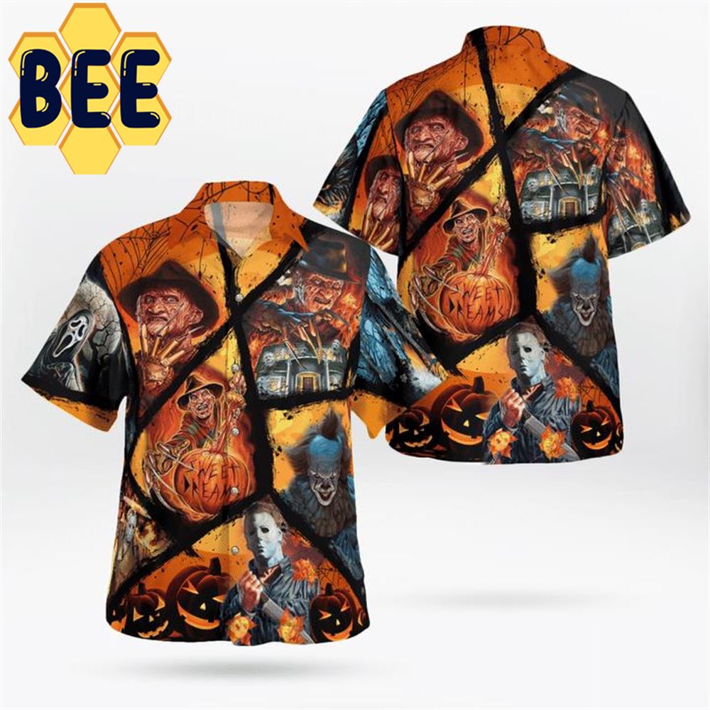 Just The Tip I Promise Horror Movie Halloween Hawaiian Shirt-1