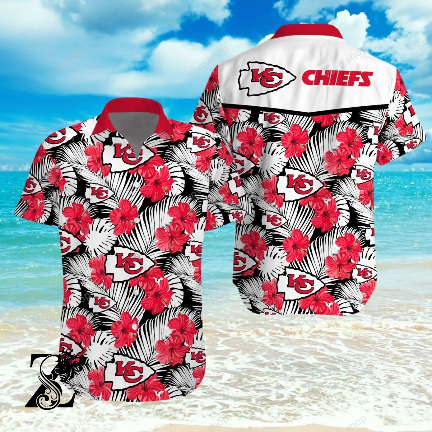 Kansas Chiefs Hawaiian Shirt-1