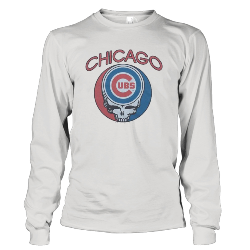 Chicago Cubs T-Shirt from Homage. | Grey | Vintage Apparel from Homage.