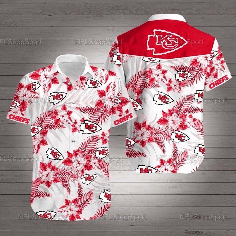 Kansas City Chiefs Hawaiian Shirt For Fans 02-1