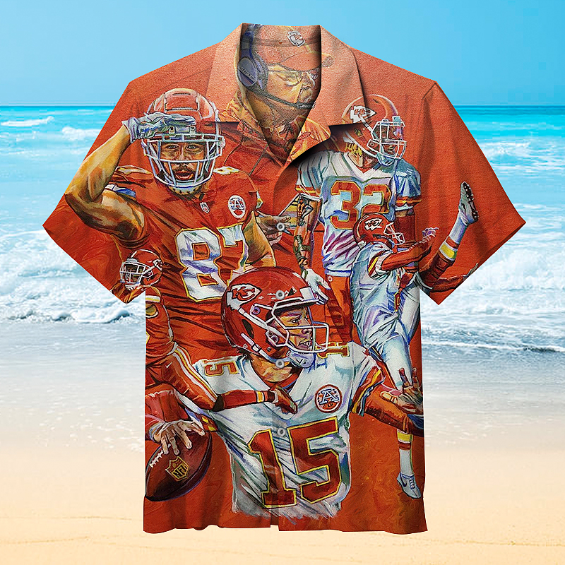 Kansas City Chiefs Hawaiian Shirt For Fans-1