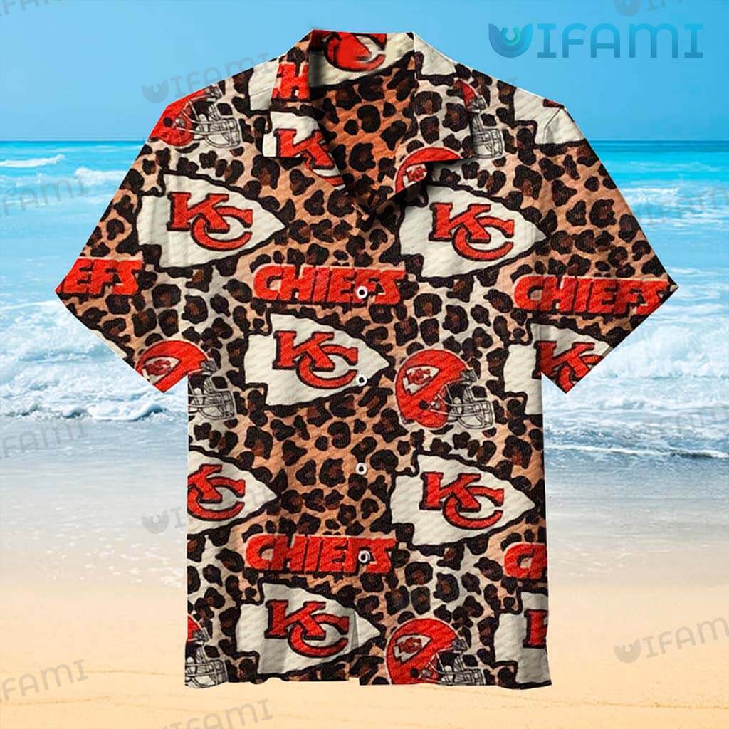 Kansas City Chiefs Hawaiian Shirt Leopard Aop Chiefs Gift