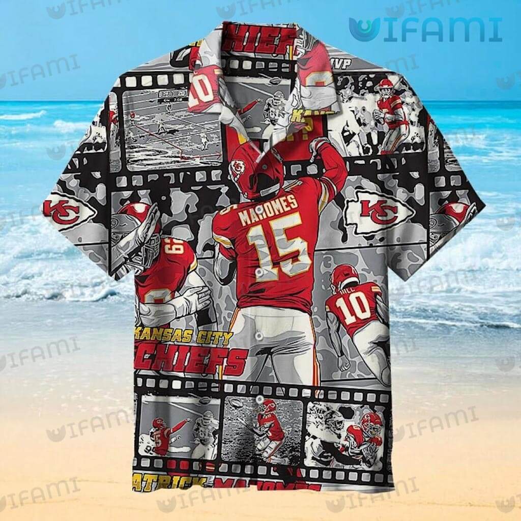 Kc Chiefs Hawaiian Shirt Mahomes Hill Thuney Kansas City Gift