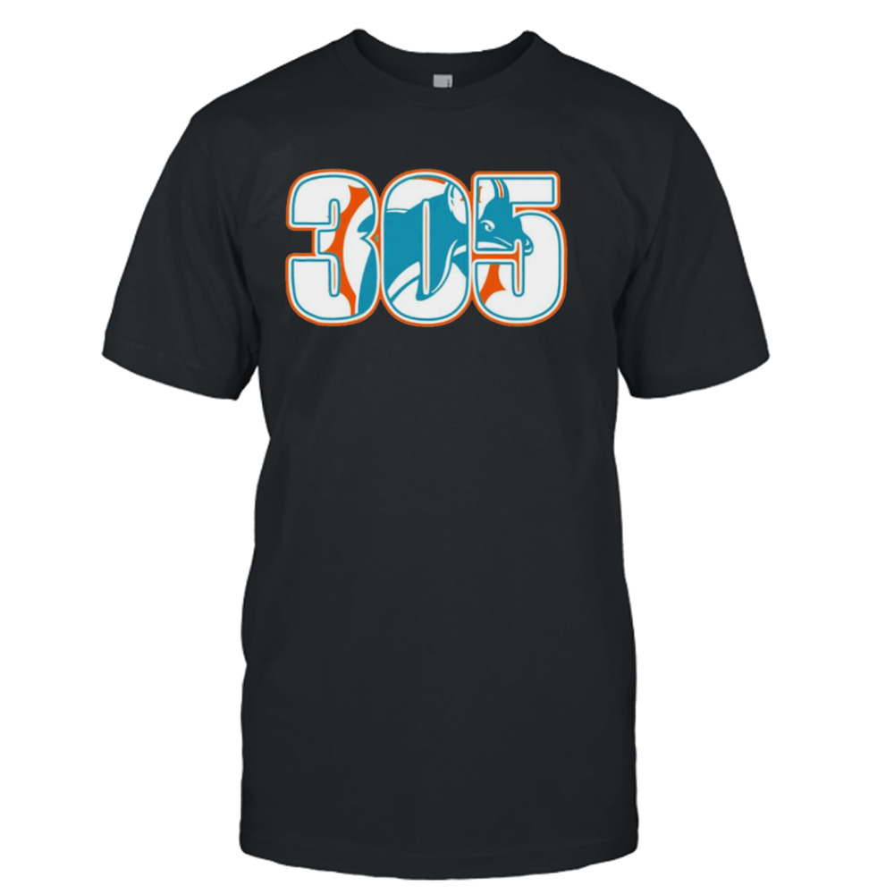 Miami Dolphins 305 T-shirt