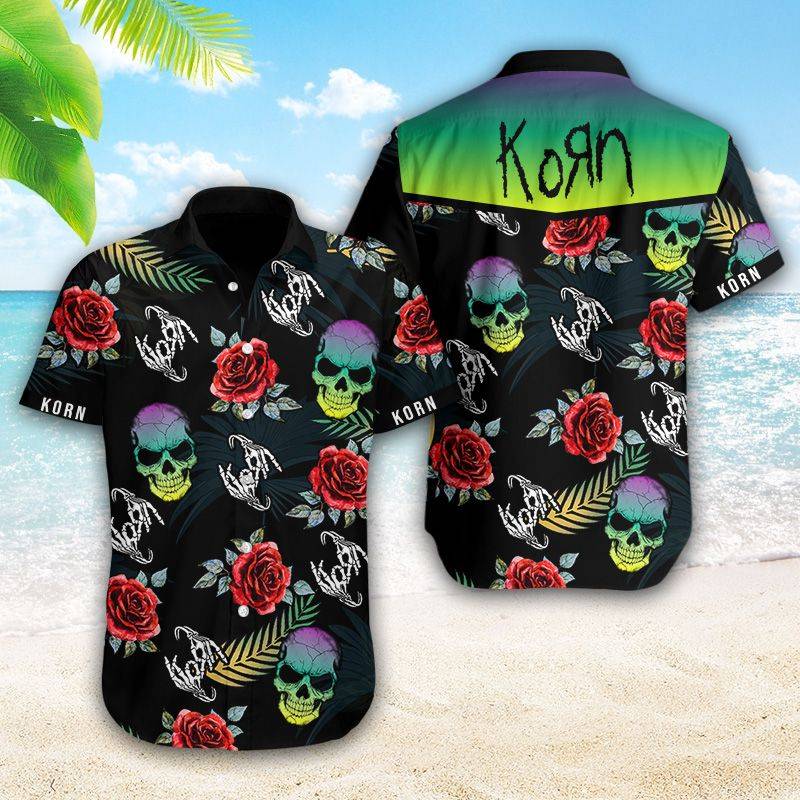 Kn Hawaiian Skull Rs Shirt
