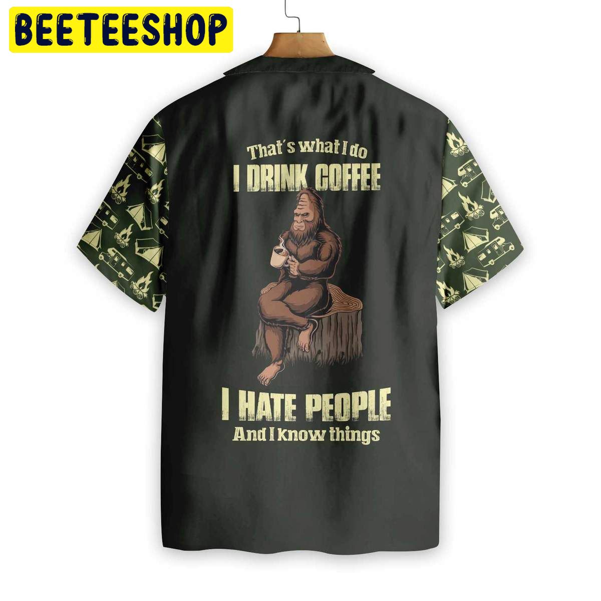 L Drink Coffee Hate People Trending Hawaiian Shirt-1