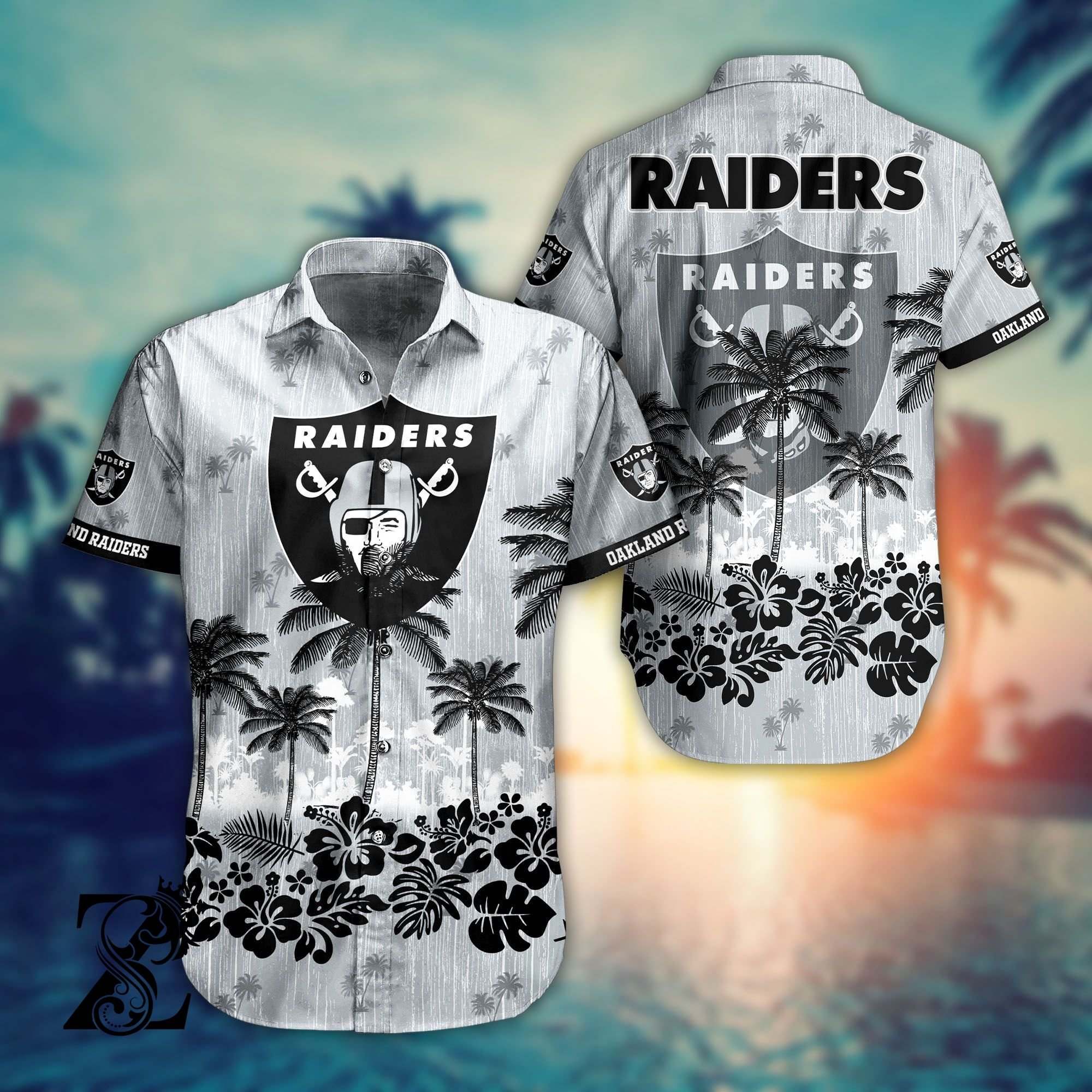 Las Vegas Raiders Hawaiian Shirt For Fans-1
