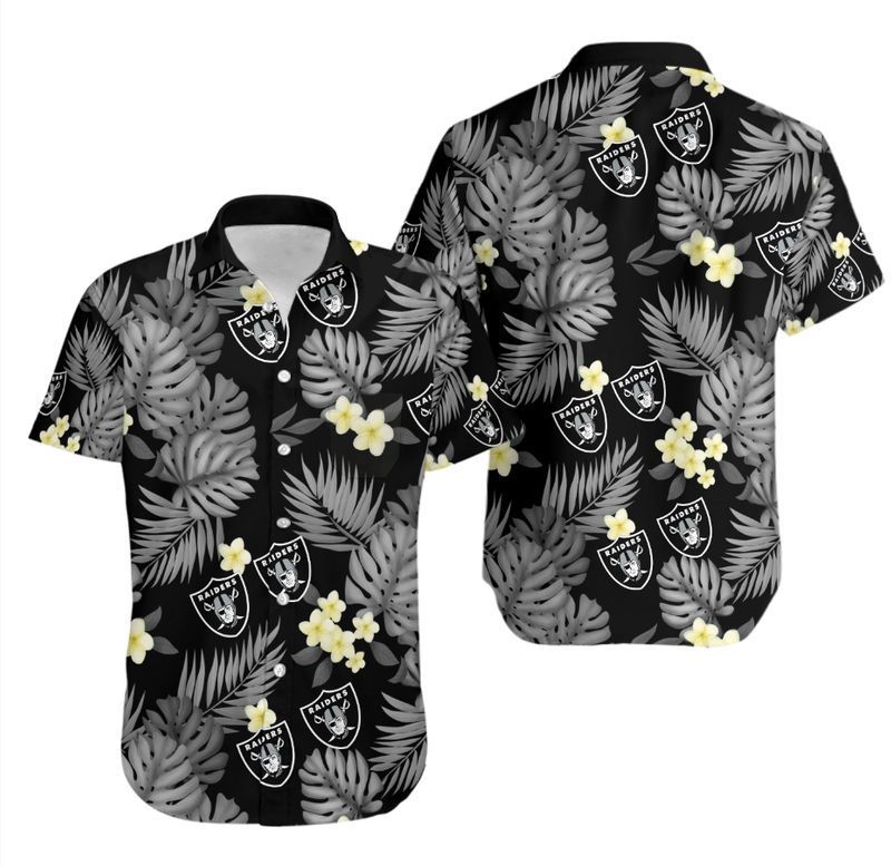 Las Vegas Raiders Nfl Hawaiian Shirt For Fans 01-1