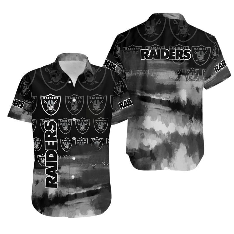 Las Vegas Raiders Nfl Hawaiian Shirt For Fans-1