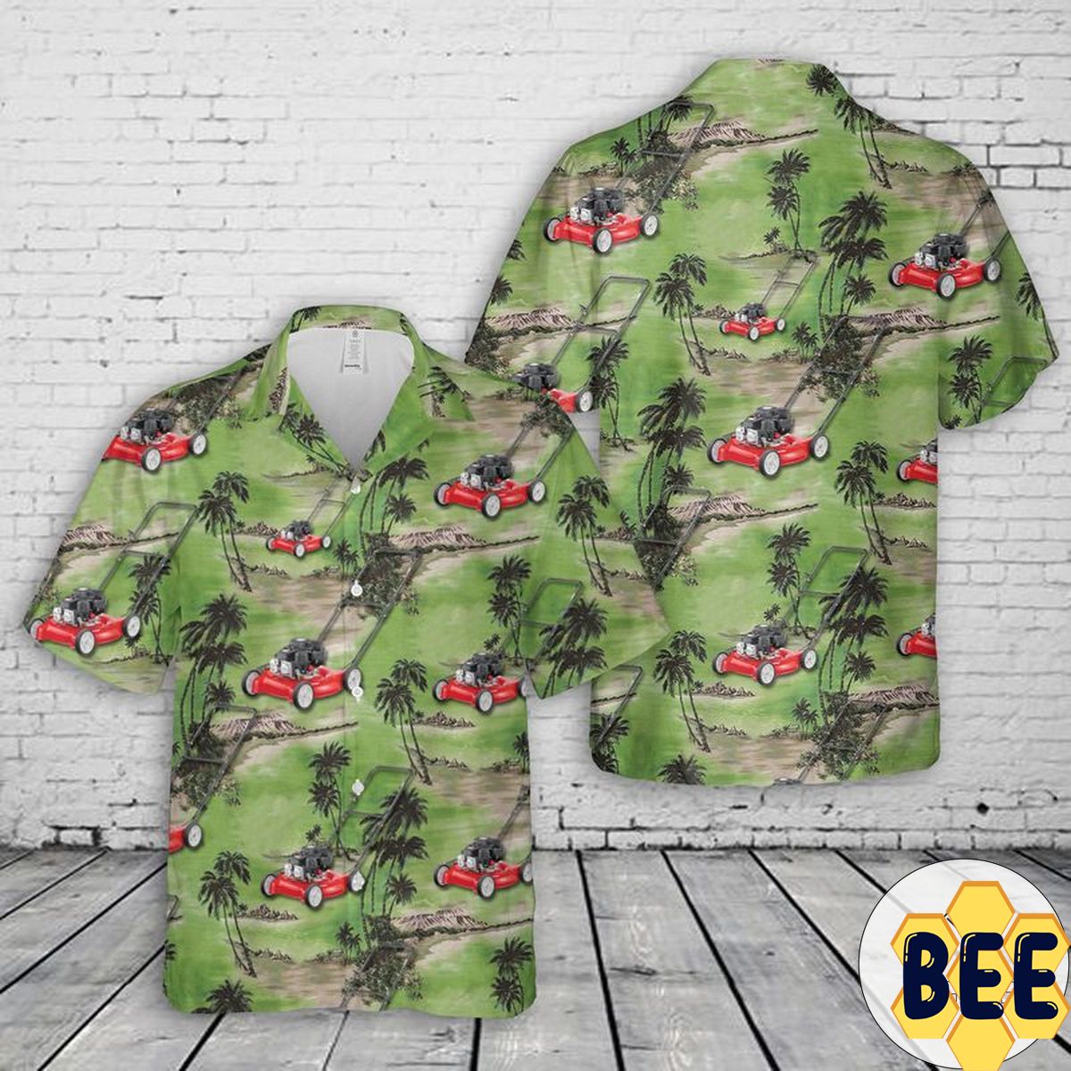 Lawn Mower Trending Hawaiian Shirt-1