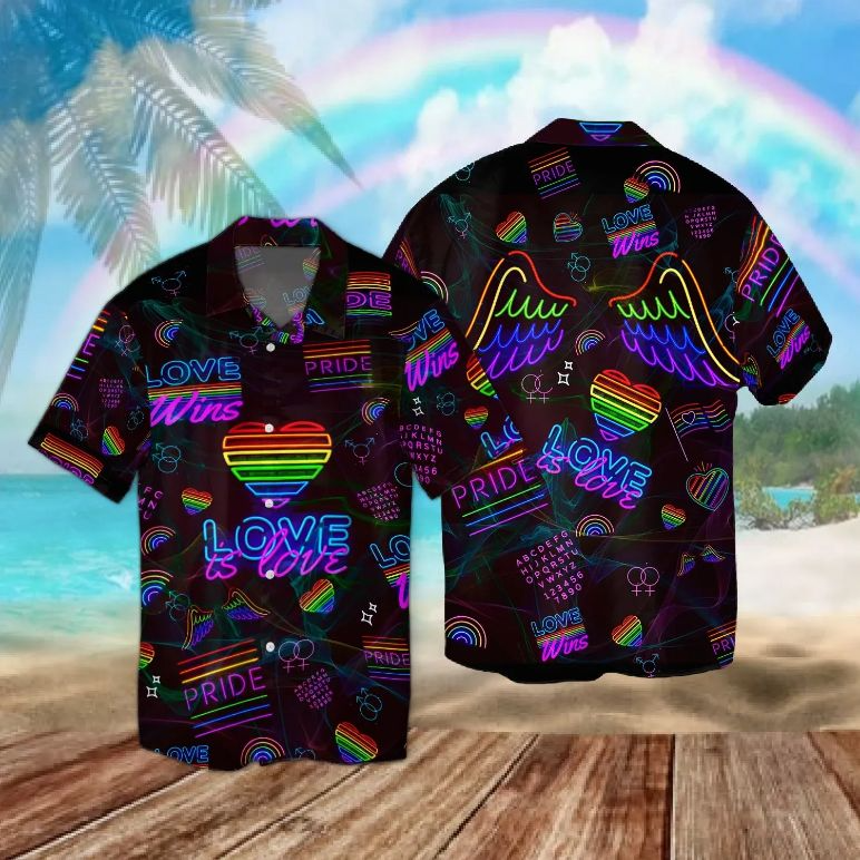 Lgbt Love Is Love Hawaiian Shirt