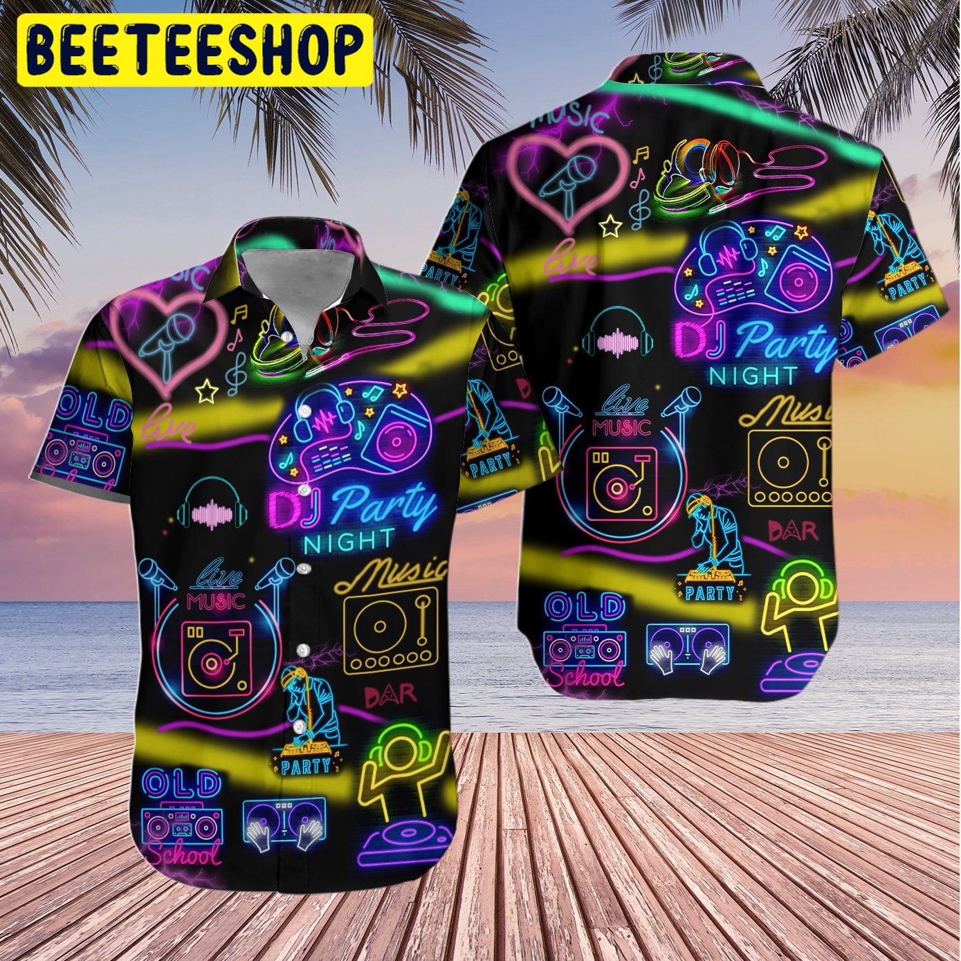 Life Is Better With Dj Neon Trending Hawaiian Shirt-1