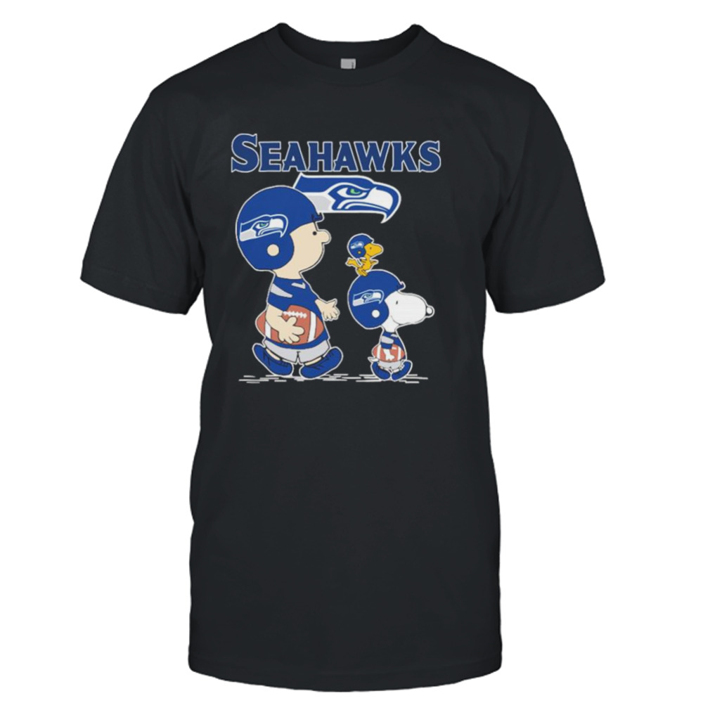 Seattle Seahawks Snoopy Plays The Football Game shirt