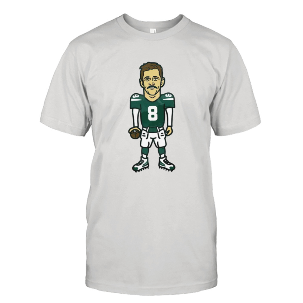 Aaron Rodgers 8 Cartoon New York Jets shirt