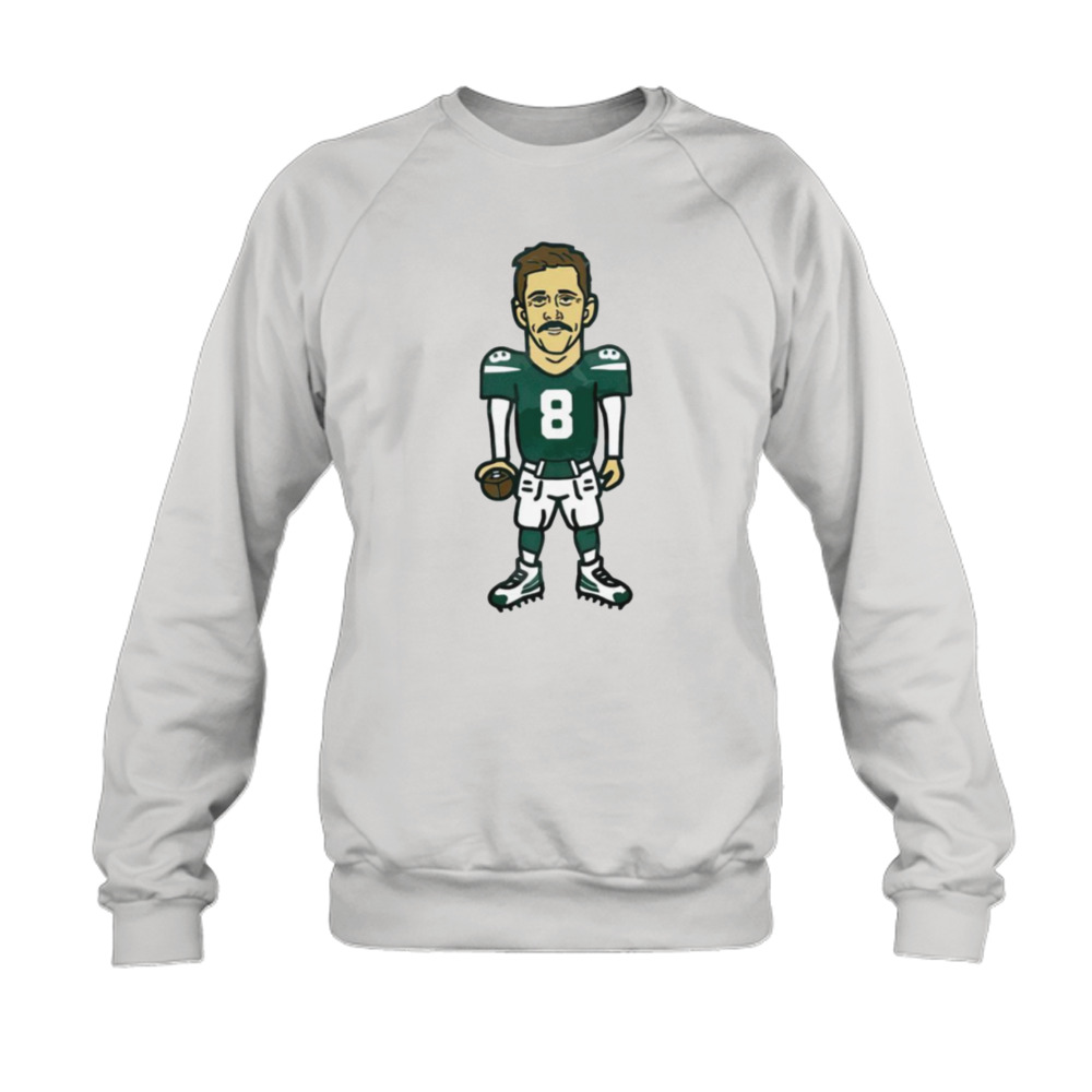 Aaron Rodgers 8 Cartoon New York Jets Shirt