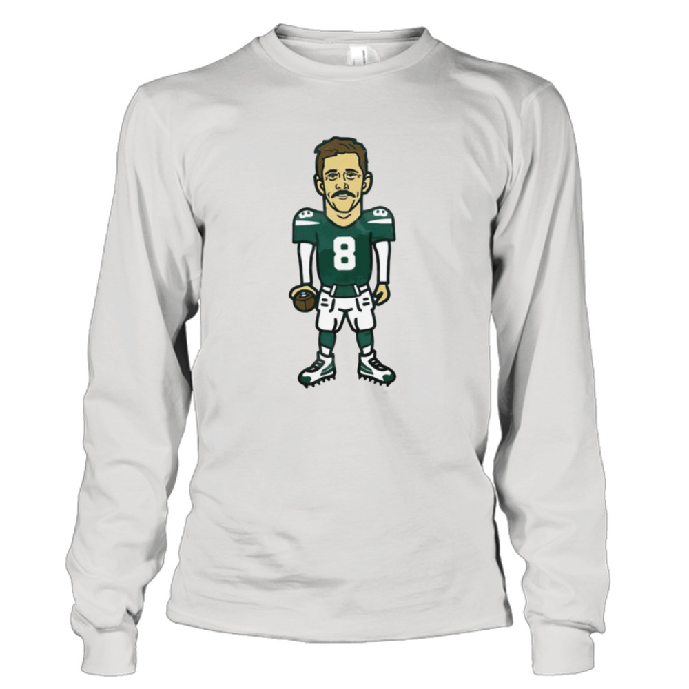 Aaron Rodgers 8 Cartoon New York Jets Shirt