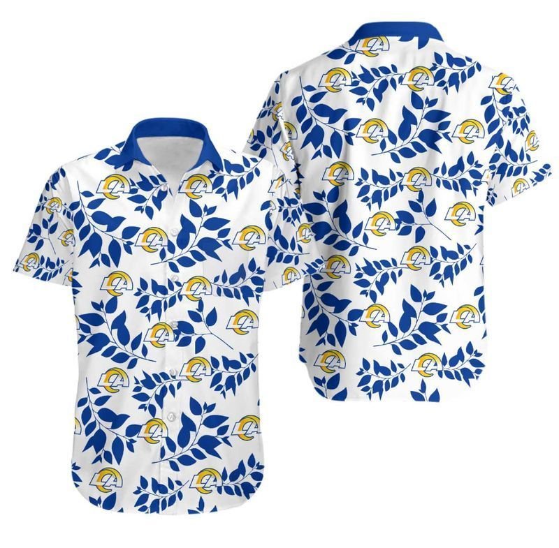 Los Angeles Rams Nfl Hawaiian Shirt For Fans-1