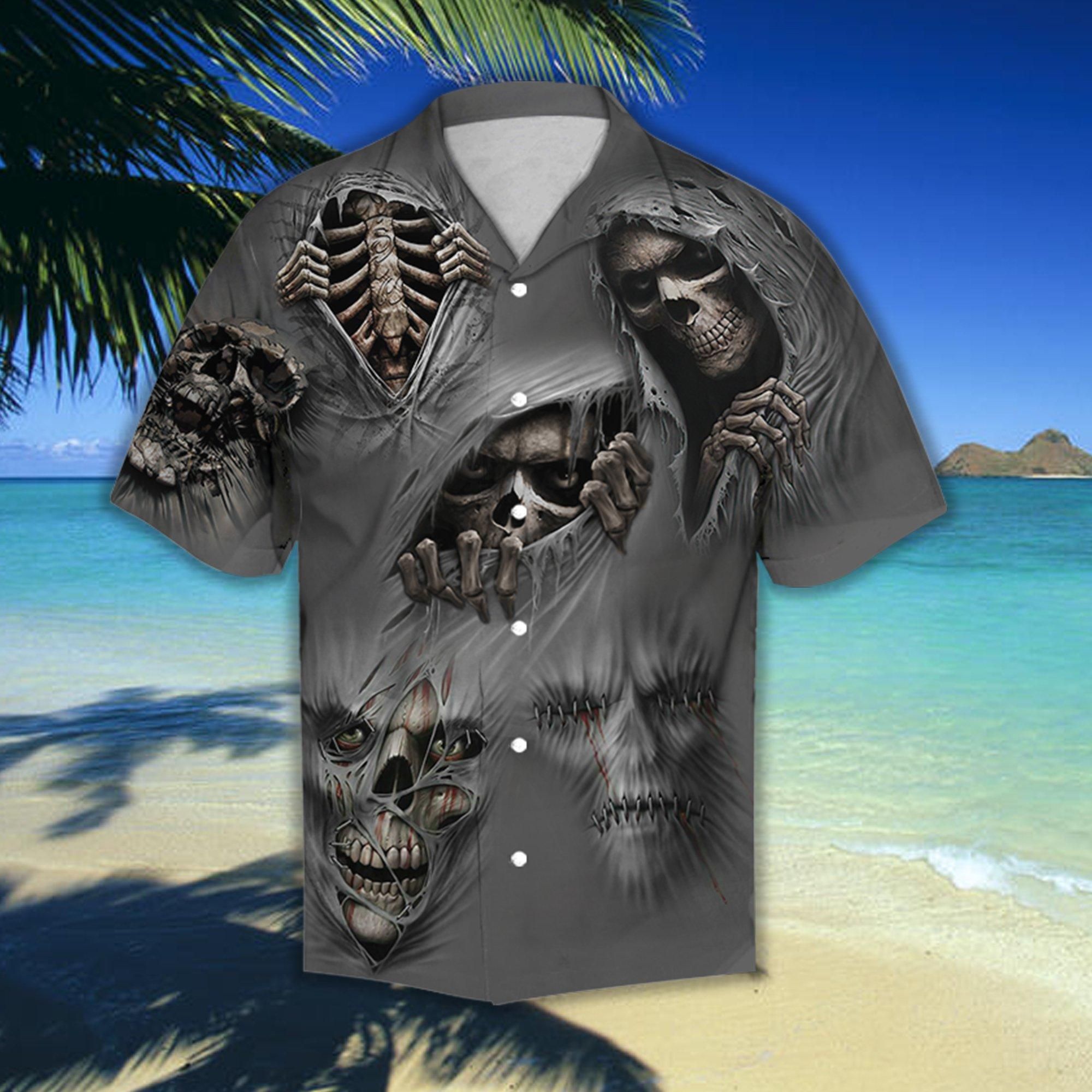 Loving Skull Aloha Hawaiian Shirt
