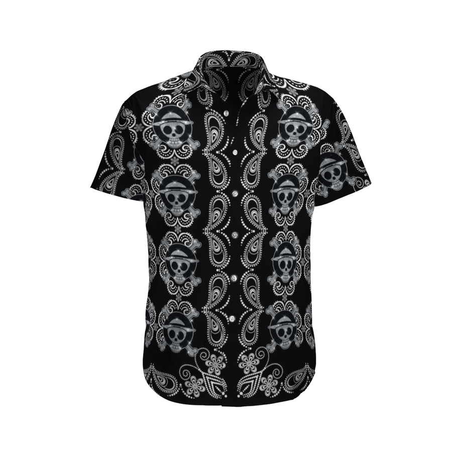 Luffy Skull Hawaiian Shirt Unisex Adult