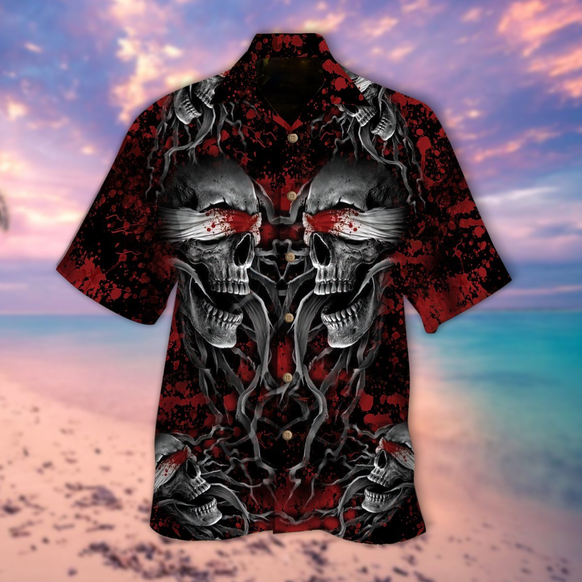 Magic Skull Halloween Hawaiian Shirt