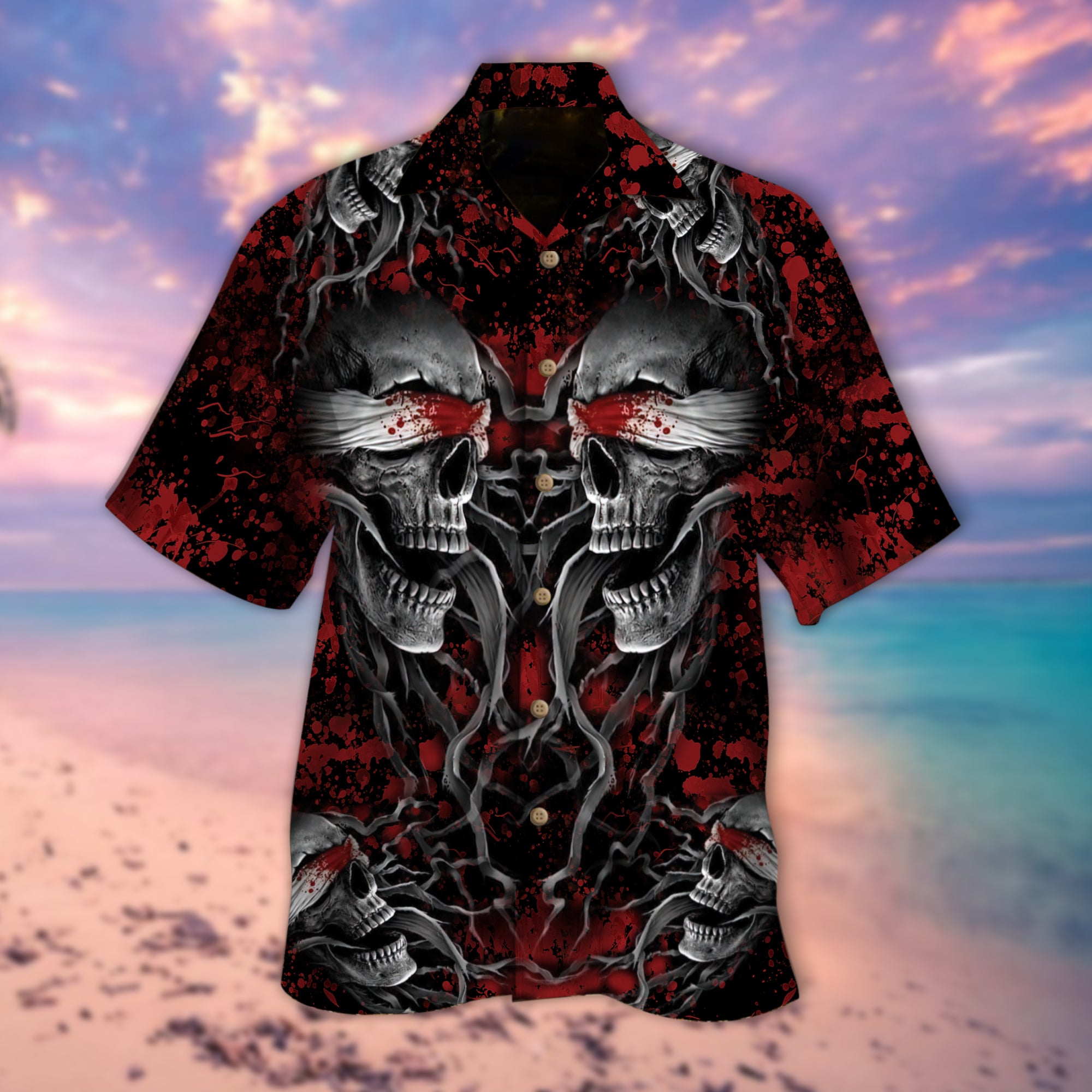 Magic Skull Hawaiian Shirt