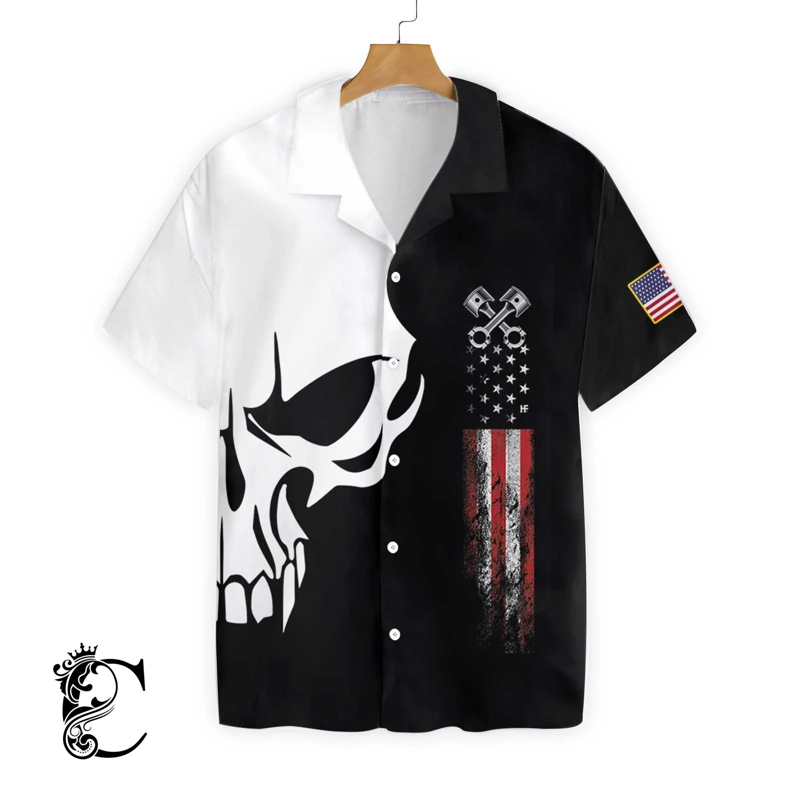 Mechanic Proud Skull Ez12 0502 Hawaiian Shirt