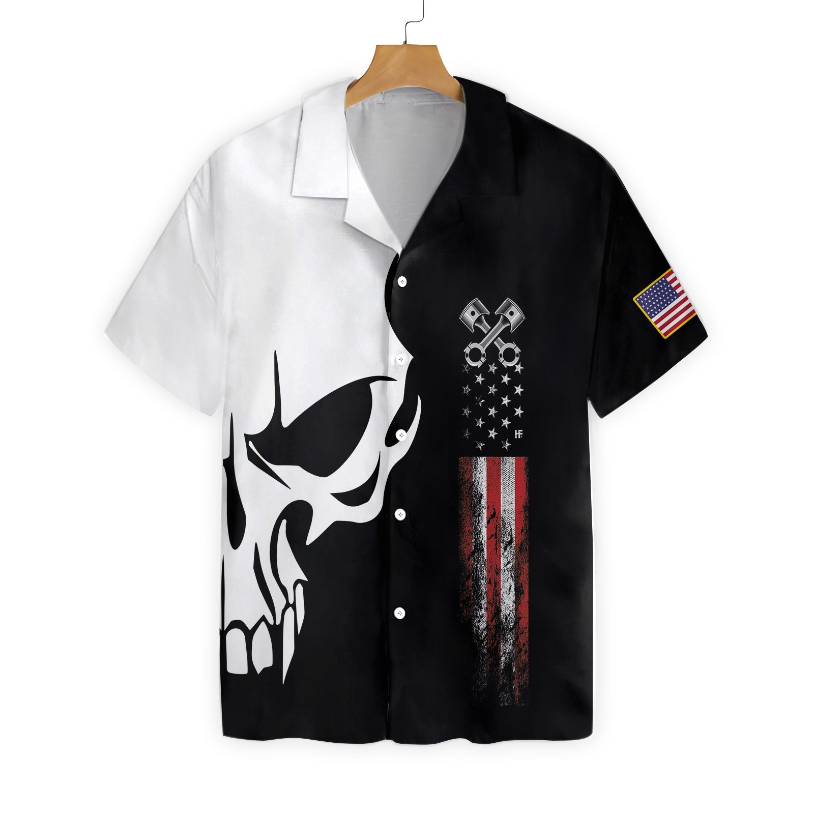 Mechanic Proud Skull Ez12 1003 Hawaiian Shirt