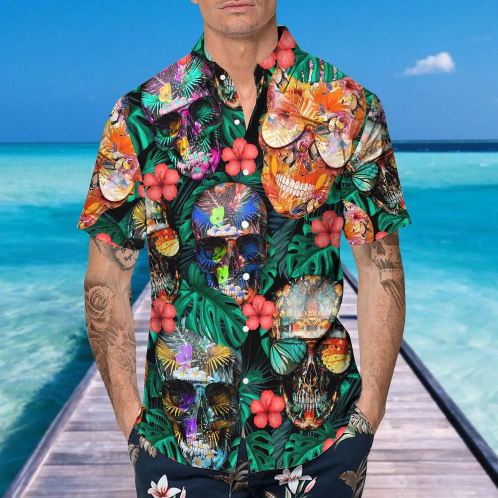 Mexican Vibe Skull Hawaiian Shirt