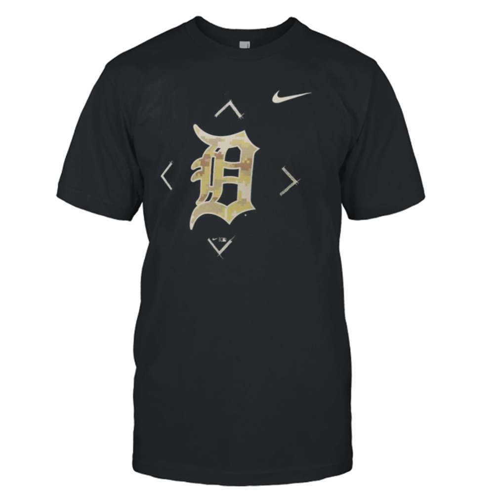 Detroit Tigers Nike Camo Logo 2023 Shirt - Limotees