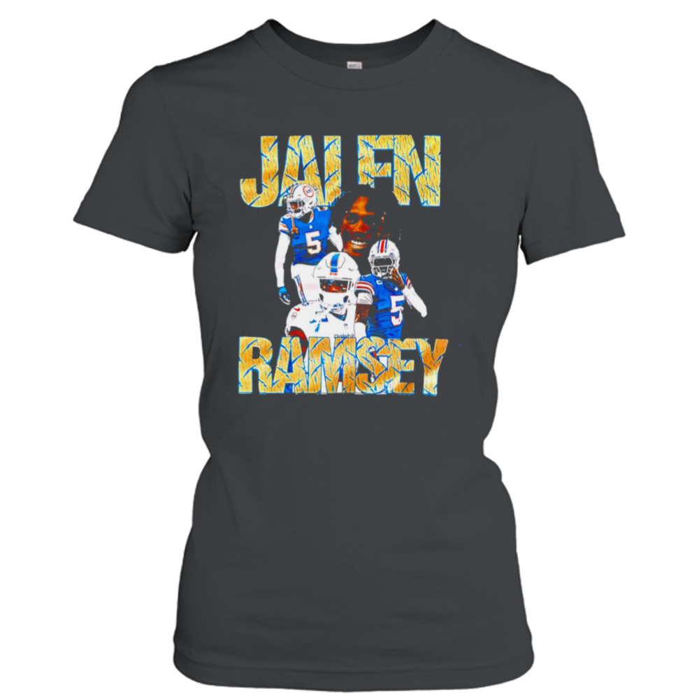 Printify Jalen Ramsey Miami Dolphins Graphic Tee Black / S