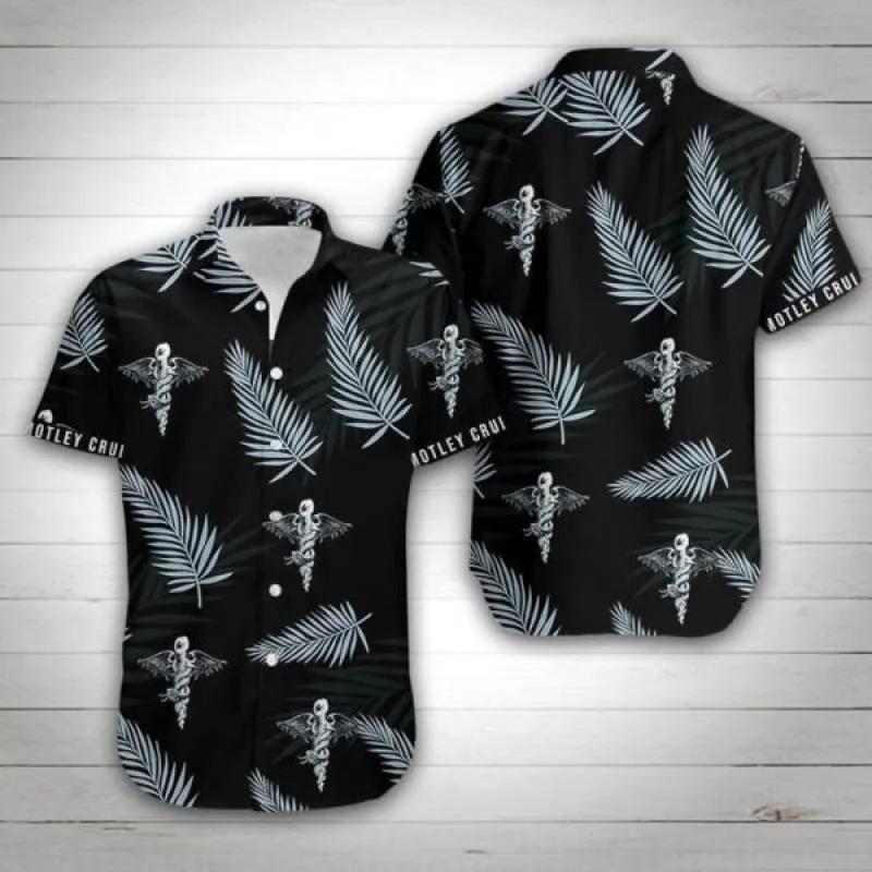 Motley Crue Hawaiian Shirt Tropical Graphic This Trends Summer For Men Women