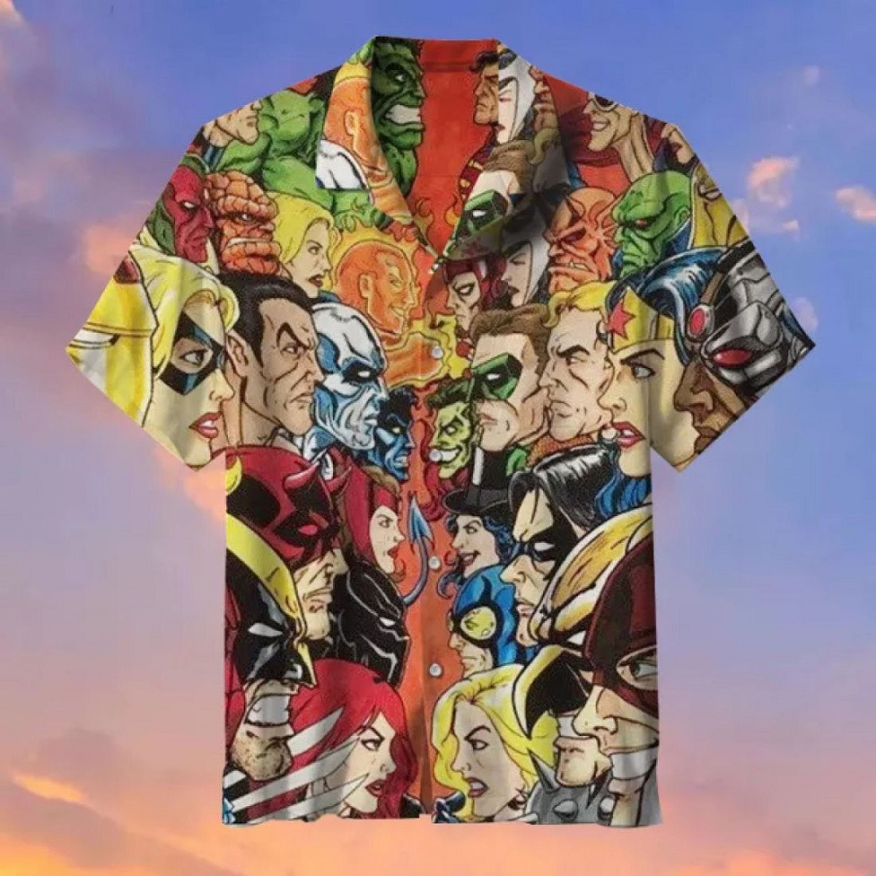 Movie Dc Characters Hawaiian Shirt