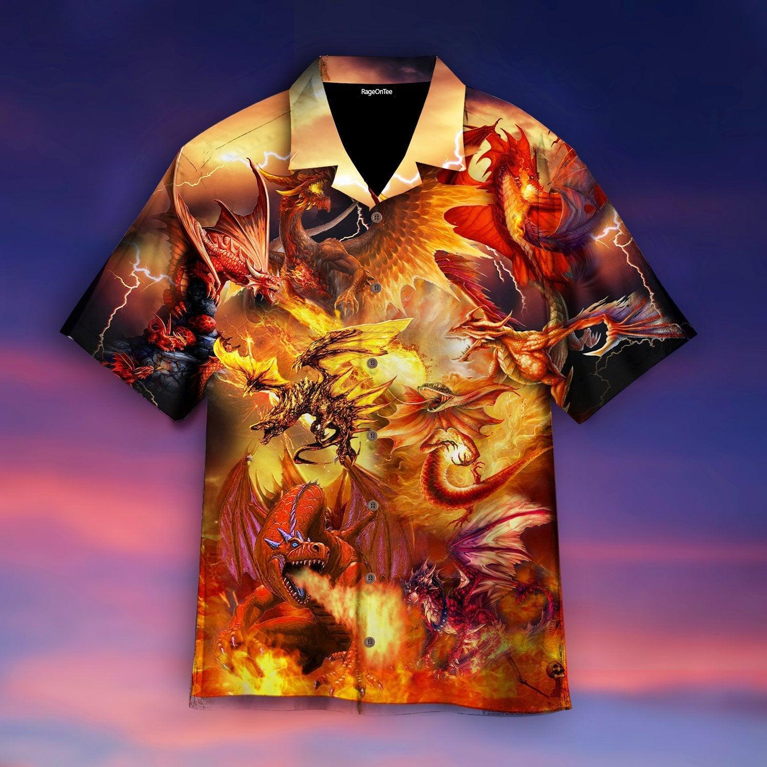 Mythology About Dragon Hawaiian Shirt