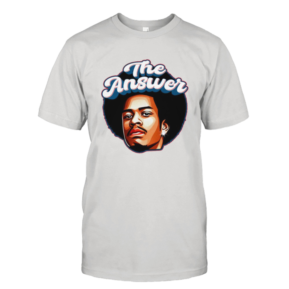 Allen Iverson Shirt, The Answer, Basketball shirt, Big Head, - Inspire  Uplift