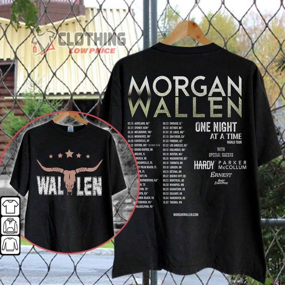 2023 Tour Morgan Wallen Bullhead Sweatshirt, Retro Wallen Western Shirt, Wallen Country Music Sweatshirt, Vintage Wallen T-Shirt
