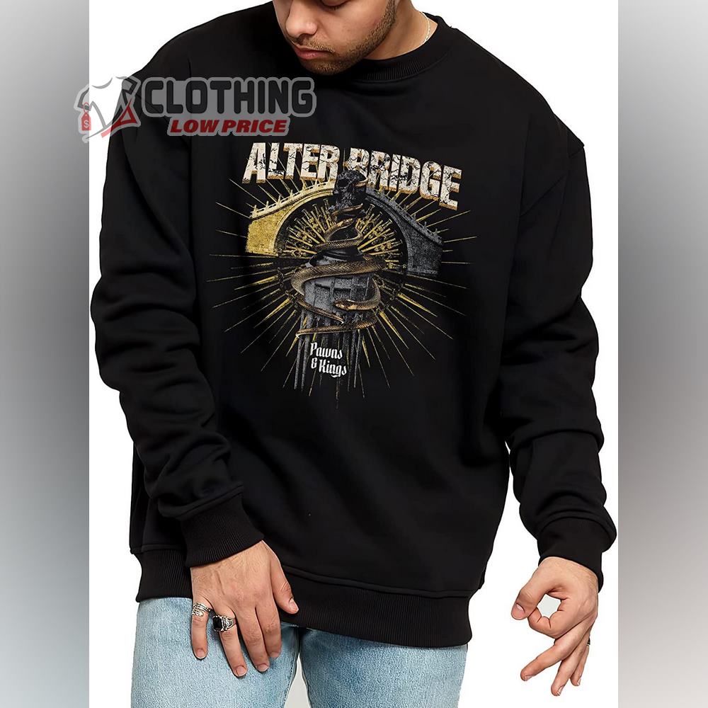 Pawns And Kings North America New Tour 2023 T-Shirt Alter Bridge Date  Hoodie Sweatshirt - TourBandTees