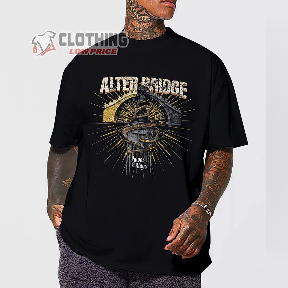 Pawns and Kings North America Tour 2023 Alter Bridge Merch Alter Bridge Tour  Date 2023 Shirt