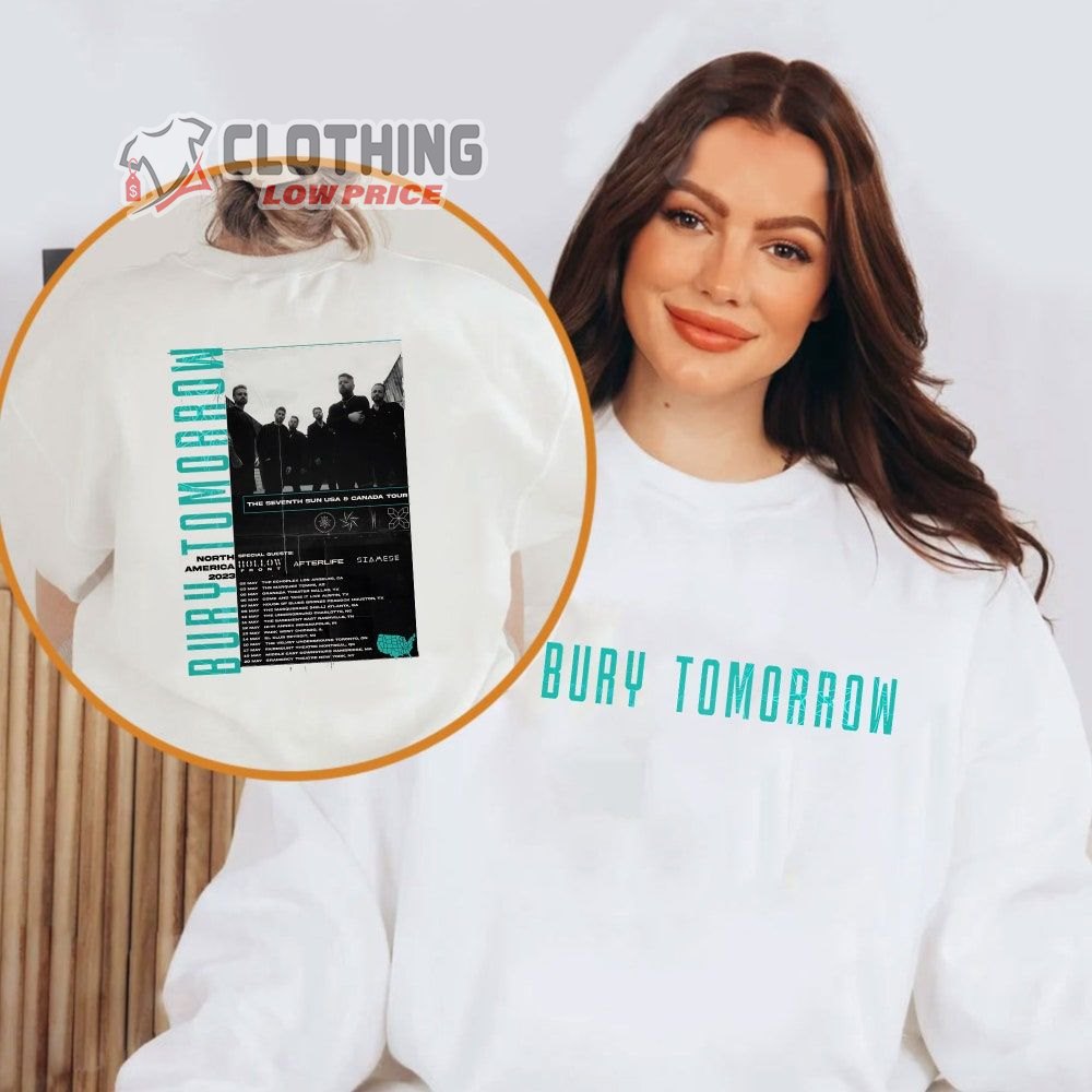 Bury Tomorrow North America 2023 Tour Dates Merch, Bury Tomorrow 2023 Concert Shirt, Bury Tomorrow World Tour 2023 Tickets T-Shirt