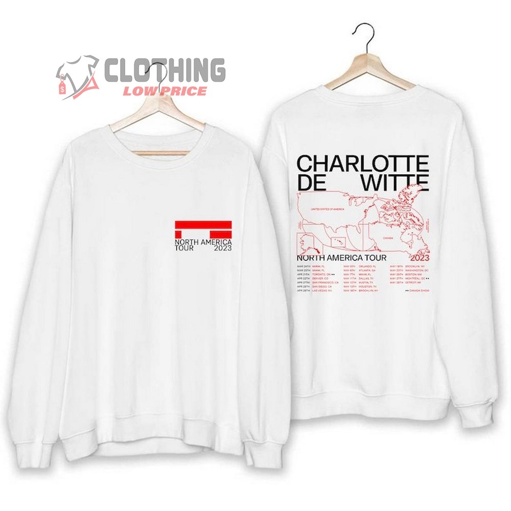 Charlotte De Witte Tour 2023 Shirt, Charlotte De Witte North American Shirt, Charlotte De Witte 2023 Tour Merch