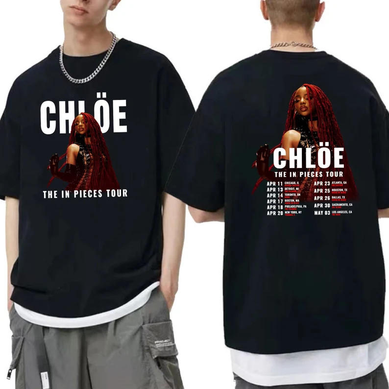 Chloe The In Pieces Tour 2023 Shirt, Chloe Elizabeth Bailey Fan Shirt 2023 Tour, Chloe Bailey The In Pieces 2023 Concert For Fan