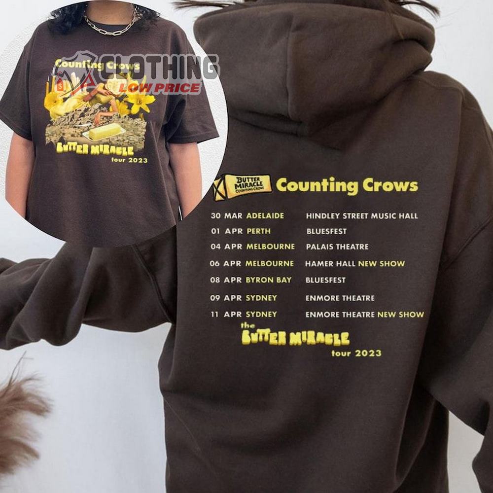 Counting Crows Butter Miracle Show 2023 Merch, Counting Crows Band