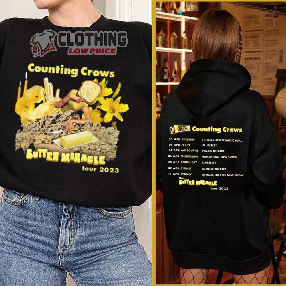 Counting Crows Butter Miracle Show 2023 Merch, Counting Crows Band