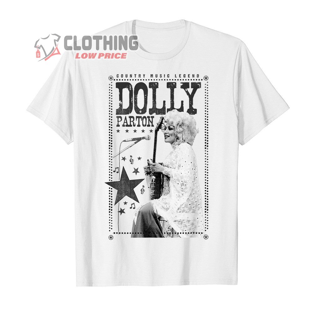 Country Music Legend Dolly Parton Merch Dolly Parton Song Shirt Country Music Legend Dolly Parton World Tour T-Shirt